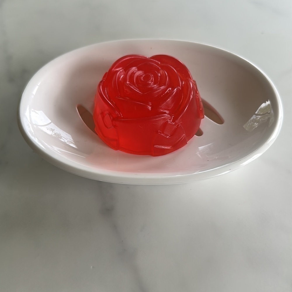 Rose soap bars đč Set of 3 - Picture 11 of 12